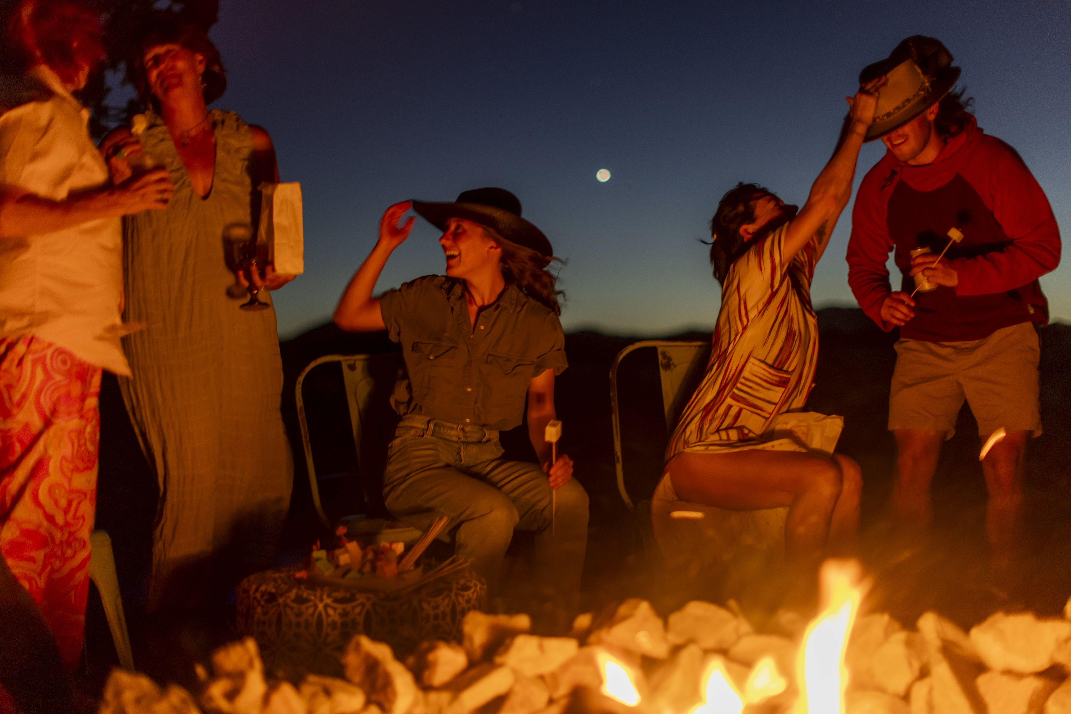 S'Mores Around One of the Firepits